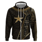 Egypt Seba Zip Hoodie Ancient Mythology Golden Star Royal