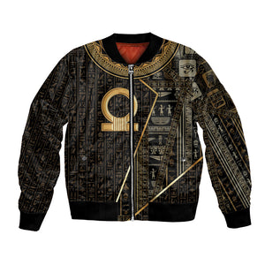 Egypt Shen Ring Bomber Jacket Ancient Mythology Eternally Protecting
