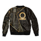 Egypt Shen Ring Bomber Jacket Ancient Mythology Eternally Protecting