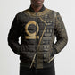 Egypt Shen Ring Bomber Puffer Jacket Ancient Mythology Eternally Protecting