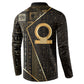 Egypt Shen Ring Button Sweatshirt Ancient Mythology Eternally Protecting