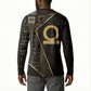 Egypt Shen Ring Button Sweatshirt Ancient Mythology Eternally Protecting