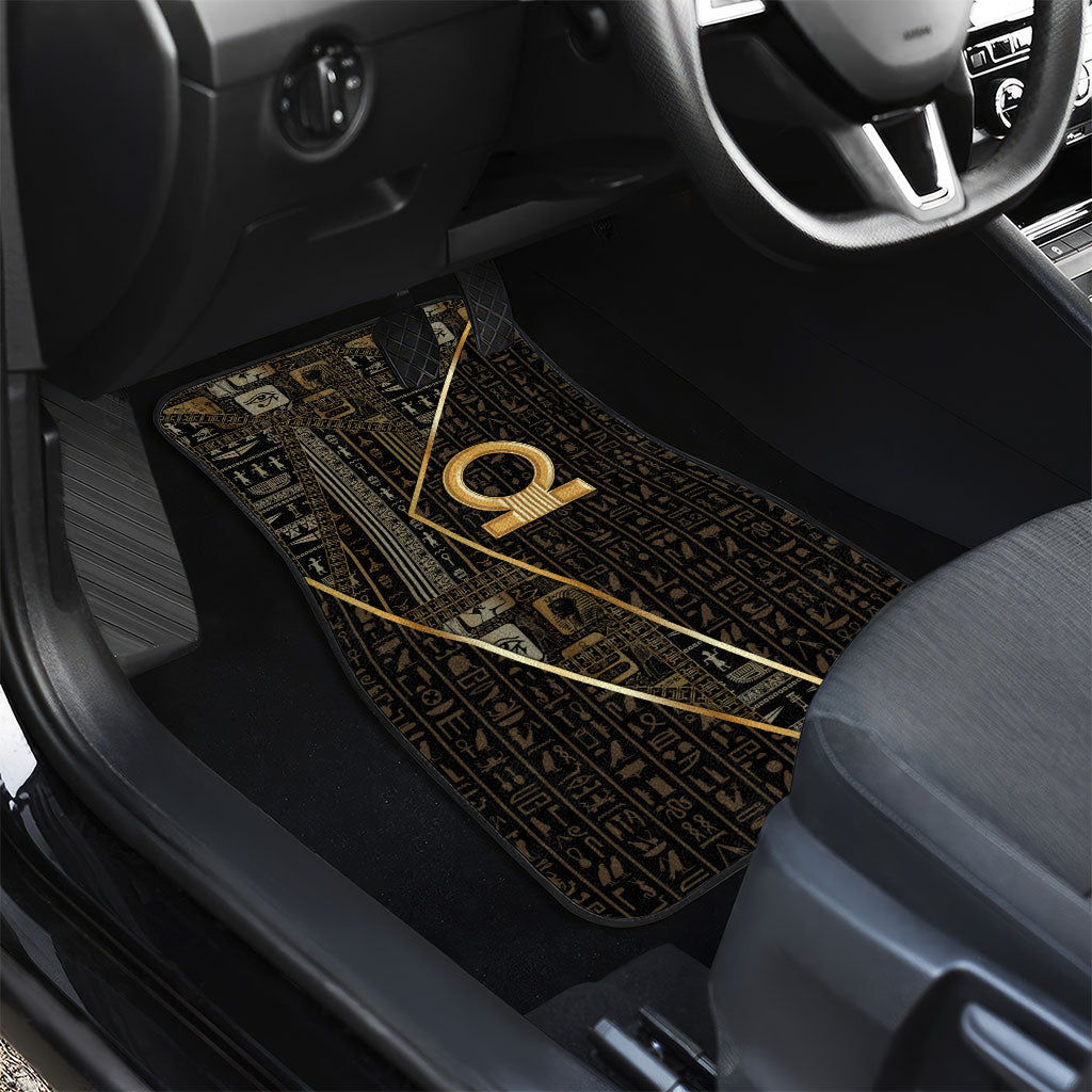 Egypt Shen Ring Car Mats Ancient Mythology Eternally Protecting