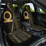 Egypt Shen Ring Car Seat Cover Ancient Mythology Eternally Protecting