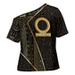 Egypt Shen Ring Cross Shoulder Shirt Ancient Mythology Eternally Protecting