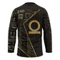 Egypt Shen Ring Hockey Jersey Ancient Mythology Eternally Protecting