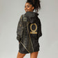 Egypt Shen Ring Hoodie Dress Ancient Mythology Eternally Protecting