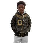 Egypt Shen Ring Kid Hoodie Ancient Mythology Eternally Protecting