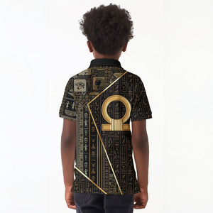 Egypt Shen Ring Kid Polo Shirt Ancient Mythology Eternally Protecting