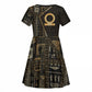 Egypt Shen Ring Kid Short Sleeve Dress Ancient Mythology Eternally Protecting