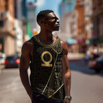 Egypt Shen Ring Men Tank Top Ancient Mythology Eternally Protecting