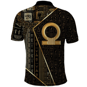 Egypt Shen Ring Polo Shirt Ancient Mythology Eternally Protecting