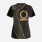 Egypt Shen Ring Scrub Top Ancient Mythology Eternally Protecting