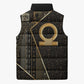 Egypt Shen Ring Sleeveless Puffer Jacket Ancient Mythology Eternally Protecting
