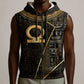 Egypt Shen Ring Sleeveless Zip Hoodie Ancient Mythology Eternally Protecting