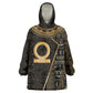 Egypt Shen Ring Wearable Blanket Hoodie Ancient Mythology Eternally Protecting