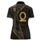 Egypt Shen Ring Women Polo Shirt Ancient Mythology Eternally Protecting