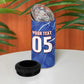 Custom Cape Verde 4 in 1 Can Cooler Tumbler Blue Shark National Flag