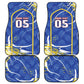 Custom Cape Verde Car Mats Blue Shark National Flag
