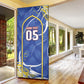 Custom Cape Verde Door Cover Blue Shark National Flag