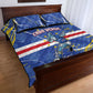 Cape Verde Quilt Bed Set Blue Shark National Flag