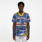 Custom Cape Verde Scrub Top Blue Shark National Flag