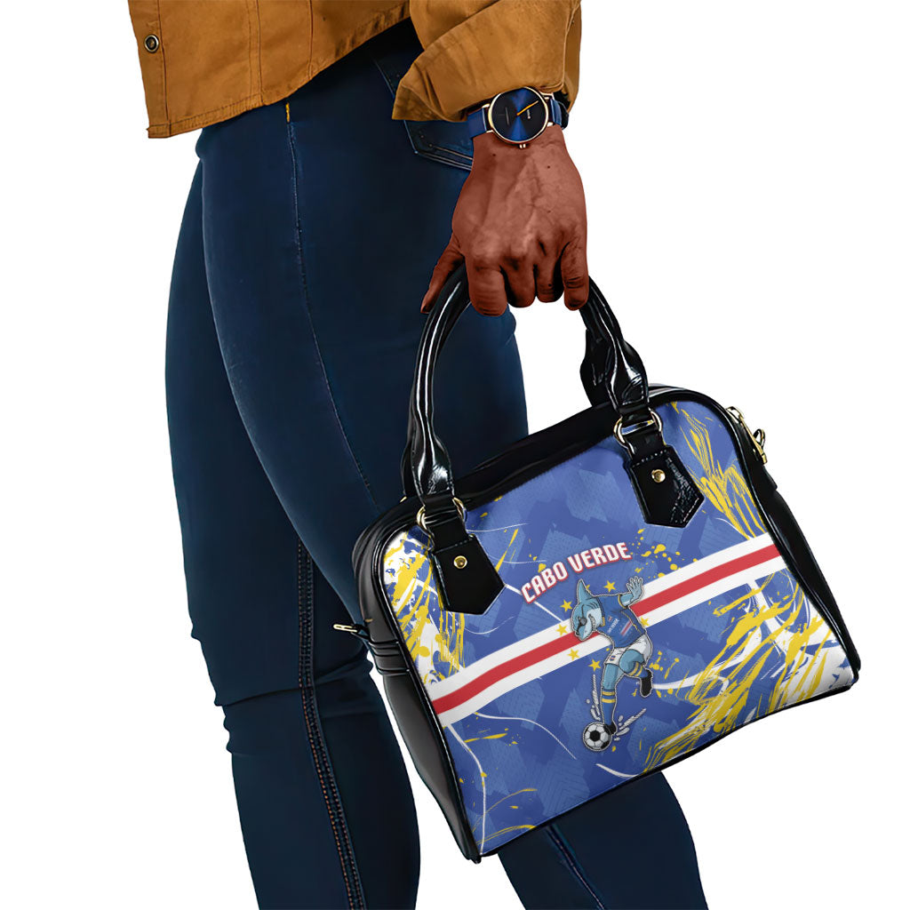 Cape Verde Shoulder Handbag Blue Shark National Flag