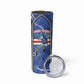 Custom Cape Verde Skinny Tumbler Blue Shark National Flag