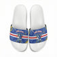 Cape Verde Slide Sandals Blue Shark National Flag