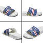Cape Verde Slide Sandals Blue Shark National Flag