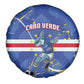 Cape Verde Spare Tire Cover Blue Shark National Flag