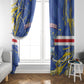 Cape Verde Window Curtain Blue Shark National Flag