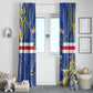 Cape Verde Window Curtain Blue Shark National Flag
