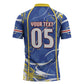 Custom Cape Verde Zipper Polo Shirt Blue Shark National Flag