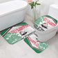Sudan Bathroom Set Secretary Bird With Typography Patterns - African Pride