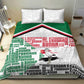 Sudan Bedding Set Secretary Bird With Typography Patterns - African Pride