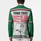 Personalized Sudan Blazer Secretary Bird With Typography Patterns - African Pride