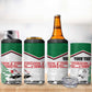 Personalized Sudan 4 in 1 Can Cooler Tumbler Secretary Bird With Typography Patterns - African Pride