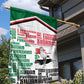 Sudan Garden Flag Secretary Bird With Typography Patterns - African Pride