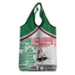 Sudan Grocery Bag Secretary Bird With Typography Patterns - African Pride