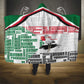 Sudan Hooded Blanket Secretary Bird With Typography Patterns - African Pride