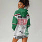 Personalized Sudan Hoodie Dress Secretary Bird With Typography Patterns - African Pride