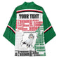 Personalized Sudan Kimono Secretary Bird With Typography Patterns - African Pride
