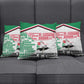 Sudan Pillow Cover Secretary Bird With Typography Patterns - African Pride