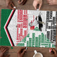 Sudan Puzzle Secretary Bird With Typography Patterns - African Pride