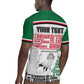 Personalized Sudan Rugby Jersey Secretary Bird With Typography Patterns - African Pride