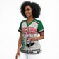 Personalized Sudan Scrub Top Secretary Bird With Typography Patterns - African Pride
