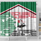 Sudan Shower Curtain Secretary Bird With Typography Patterns - African Pride