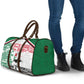 Sudan Travel Bag Secretary Bird With Typography Patterns - African Pride