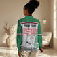 Personalized Sudan Women Casual Shirt Secretary Bird With Typography Patterns - African Pride